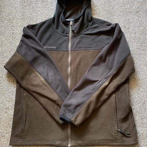 90s-00'S Vintage Columbia Down Parka, Men's Size L Nylon black type Vintage Second Hand